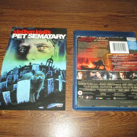 Pet Sematary ( Blu-ray, from 2019, 2019, Canadian) - Picture 3 of 3